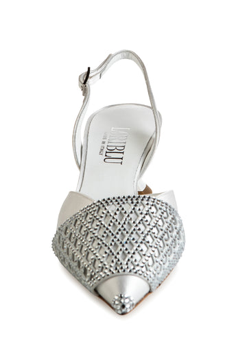 9117 Loriblu Bridal Collection Pumps / White
